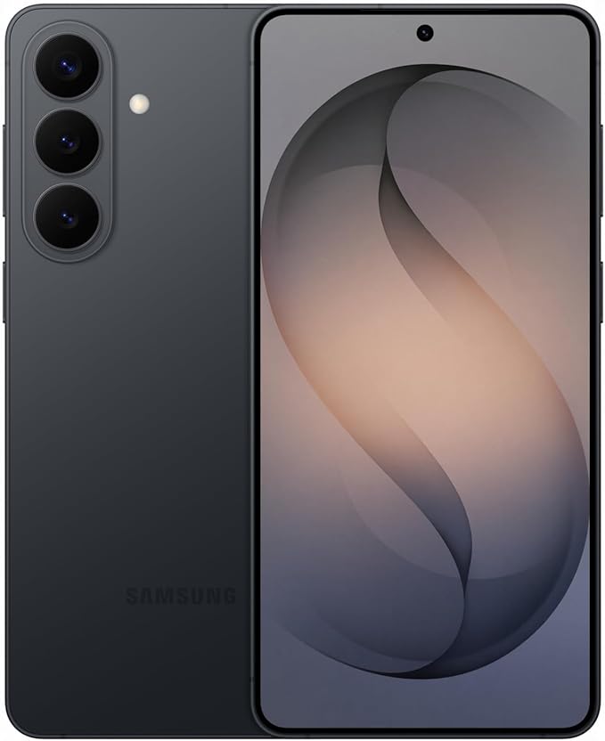 Samsung Galaxy S26, Kilidsiz Android Smartfon, 256GB, Güclü Prosessor, Galaxy AI, Həyəcanverici Görüntü, Davamlı Batareya, 2026, ABŞ 1 İl Zəmanət, Qara