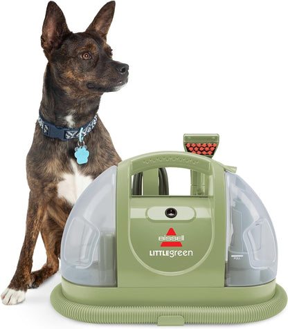 BISSELL Little Green Portativ Xalça Təmizləyicisi (Xalça və Döşəmələr üçün), Avtomobil Detaylandırıcısı (Ləkə Fırçası Aləti və 15 fut Kabel ilə), 1400J