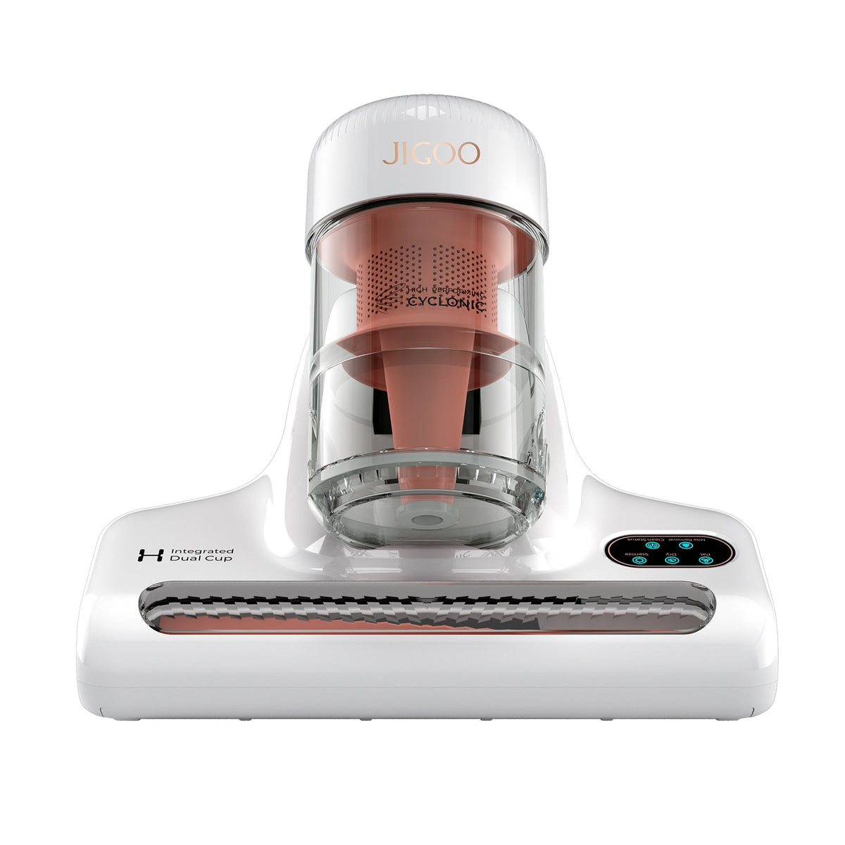 J200 Dust Mite Mattresses Vacuum Cleaners, with Integrated Dual Cups, 13KPa Suction, UV Light, 60℃ Hot Air, LED Display